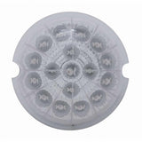 17 LED Reflector Cab Light - Amber LED/Clear Lens