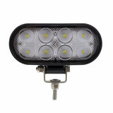 8 LED Oval Wide Angle Driving/Work Flood Light