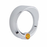 Signature Freightliner Small Gauge Cover w/ Visor - Amber Diamond