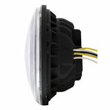 7” High Power LED Projection Headlight with Dual Function LED Halo Ring
