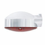 21 LED 3 1/4" Dual Function Harley Signal Light w/Housing - Red LED/Red Lens