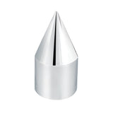 33mm X 3 1/8" Chrome Plastic Spike Nut Cover - Push-On (60 Pack)