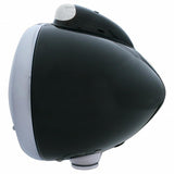 Black Guide 682-C Headlight H4 w/ White LED & LED Signal - Clear Lens