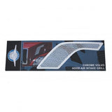 Chrome Volvo VN/VNL Hood Air Intake Grille
