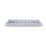 Dual 10 LED 9" Stop, Turn & Tail Light Bars - Red LED/Clear Lens