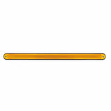 24 LED 12" GLO Light Bar with Black Housing - Amber LED/Amber Lens