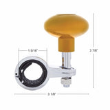 Heavy Duty Steering Wheel Spinner - Electric Yellow
