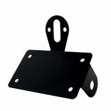 Black "Bobber" Style Side Mount Light Bracket - Horizontal
