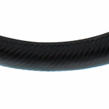 18” Carbon Fiber Style Steering Wheel Cover - Black