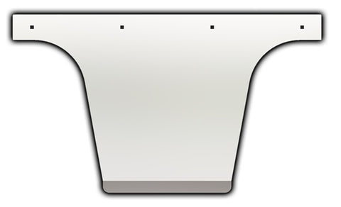 14" Anti-Sail w/2"X24" Integrated Flap Accents - 14ga #8 304 SS