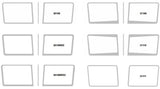 Peterbilt 3 Piece Windshield Trim For 2 Piece Windshield, 1988+
