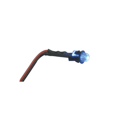 Blue Single Diode LED with 2' Wire