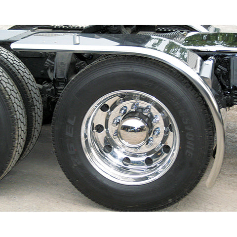 80" Fully Smooth CSM Rollin’ Lo Half Fender (31" - 49") - 16 Ga. (Fits tires with an outer diameter of 46 1/2" or 43 1/2")