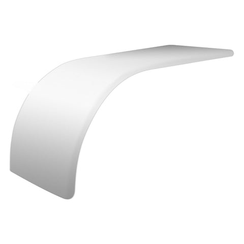 72" Fully Smooth Half Fender with Rolled Edge (31" - 41") - 16 Ga.
