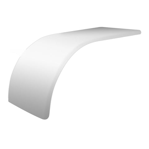 66" Smooth Half Fender w/ Rolled Edge (27"-39") - 14 Ga. (Fits tires with an outer diameter of 41 3/4")
