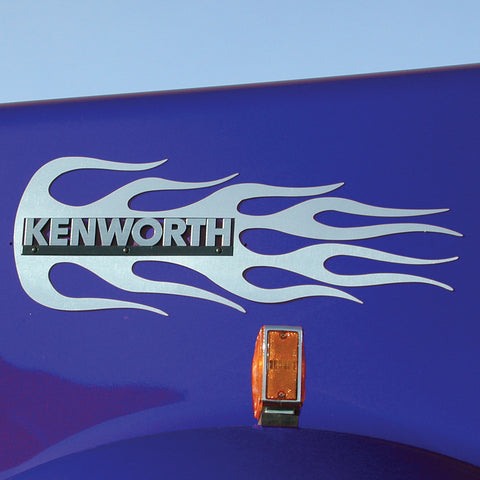 Kenworth Hood Emblem Accent - Flame