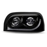 Freightliner Century Halogen Projector Headlight Assembly - Black