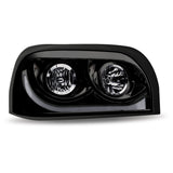 Freightliner Century Halogen Projector Headlight Assembly - Black