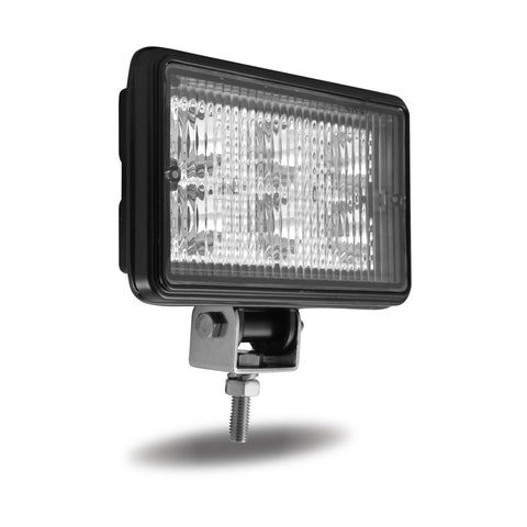 4" x 6" Rectangular Heavy Duty LED Work Light - Spot Beam - 1200 Lumens (6 Diodes)