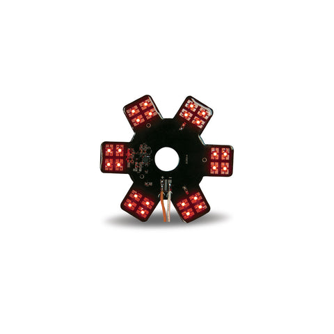 5" Star Red LED for 13" Donald. Air Breather (24 Diodes)
