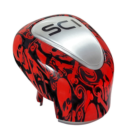 Gear Shift Cover - OEM Style 13/15/18 - Viper Red Skulls