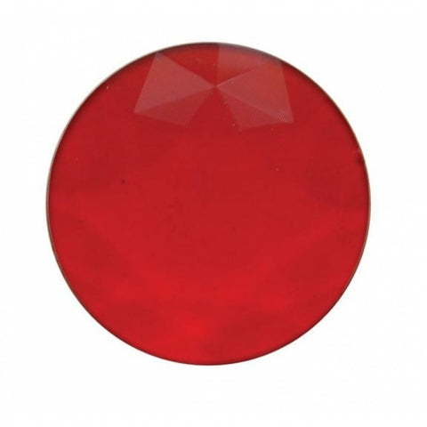 1 3/8" Plastic Dome/Map Light Lens - Red