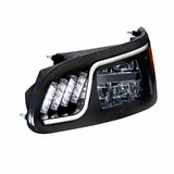 Blackout High Power LED Headlight w/LED Turn, Position, & DRL For 2008+ PB 386/387