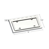 Stainless Single License Plate / Swing Plate For Peterbilt & Kenworth Models