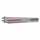 Stainless Mud Flap Hanger w/ Reflector - 1 1/8" Bolt Pattern