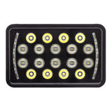 18 High Power 4"X 6" LED Rectangular Light With Position Light - Black