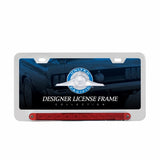 Chrome Deluxe LED License Plate Frame - Split Turn Function