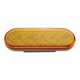 35 LED Oval Sequential Turn Signal Light - Amber LED/Amber Lens
