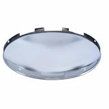6 Uneven Dome Stainless Front Hub Cap - 7/16" Lip