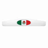 Chrome 4" x 24" Bottom Mud Flap Plate w/Welded Stud - Mexico