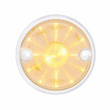 15 LED 3" Dual Function Double Face Light Only - Amber LED/Clear Lens