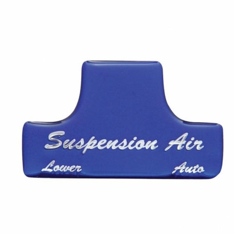 "Suspension Air" Switch Guard Sticker Only - Blue