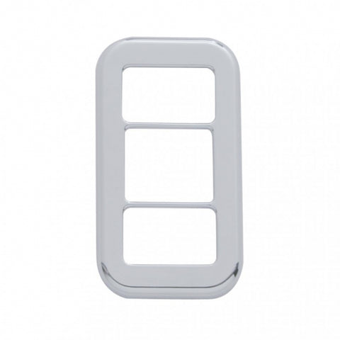 Freightliner Rocker Switch Cover w/ 3 Openings - Plain
