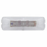 12 LED Rectangular Clearance/Marker Light - Amber LED/Clear Lens
