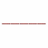 94" Stainless Steel Light Bracket - 19 LED 17 1/4" Light Bar x 5 w/ Red LED/Red Lens