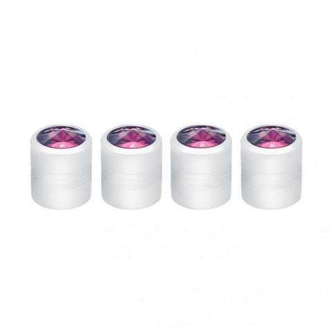 Diamond Valve Caps - Purple
