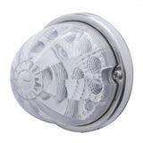 17 LED Reflector Watermelon Flush Mount Kit w/ Low Profile Bezel - Red LED/Clear Lens