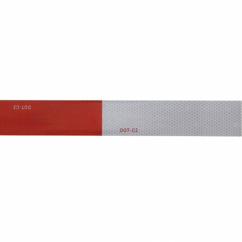 DOT-C2 Reflective Tape - 7" White/11" Red