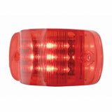 14 LED Rectangular Clearance/Marker Light - Red LED/Red Lens