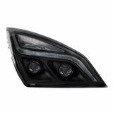 "Blackout" LED Projection Headlight w/LED Position Light For 2018-2020 Freightliner Cascadia