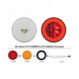 21 LED 4" "GLO" Stop, Turn & Tail Light - Red LED/Red Lens