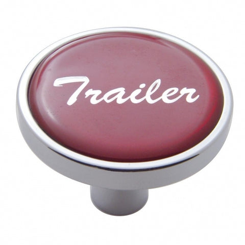 "Trailer" Short Air Valve Knob - Red Glossy Sticker