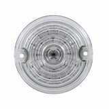 21 LED 3 1/4" Harley Signal Light w/1156 Plug - Red LED/Clear Lens