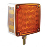 52 LED Reflector Double Face Turn Signal - Amber/Red Lens