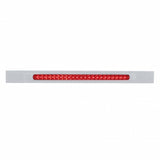 Top Mud Flap Plate w/ 23 SMD LED Light Bar & Bezel - Red LED/Red Lens