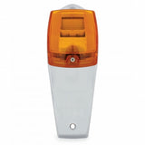 24 LED Rectangular Cab Light Assembly - GLO Light - Amber LED/Amber Lens